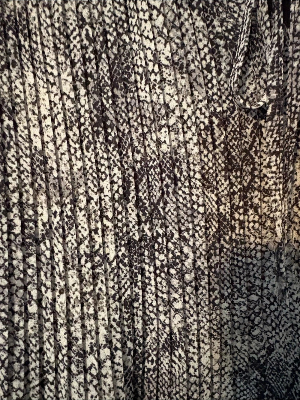 Mango Ruffle Blouse With Snake Print - Picture 4 of 10